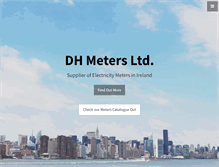 Tablet Screenshot of dhmeters.com